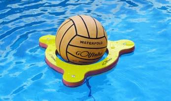 Mini Water Polo Ball Golfinho Mini competition Ball. Colour: Yellow. Rough surface to increase grip. Weight: 300gr.