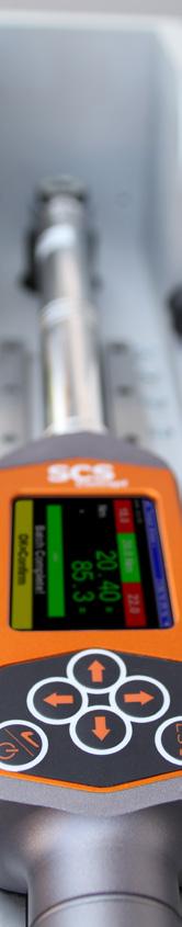 SCS Freedom 3 Chave Digital Torque/Ângulo Bateria Recarregável Características Controle de Qualidade e