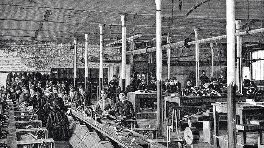 FIQUE ATENTO A modernização das fábricas trazida pela automatização fez com que parte da mão de obra operária fosse substituída por máquinas.