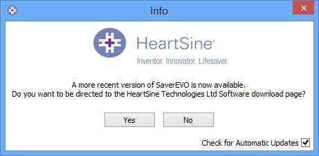Observe que a reinstalação do Saver EVO redefinirá a senha para o padrão do software. Contudo, essa ação não removerá nenhum dado de evento que foi salvo anteriormente.