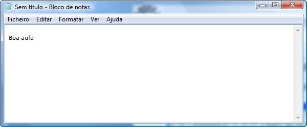 Os acessórios Bloco de Notas O Bloco de Notas é um editor de