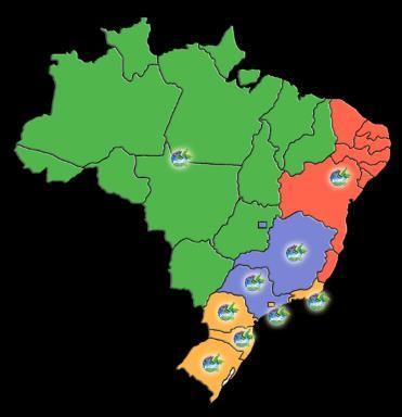 15 Estados + DF 4.221 Munícipios 2014 Bahia, Alagoas e Sergipe 2017 MS Reg. Metr.