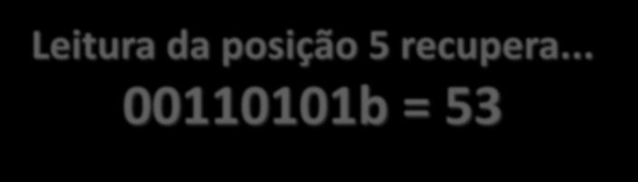 Funcionamento da Memória Leitura da Memória: Exemplo Lendo endereço 5 (b)