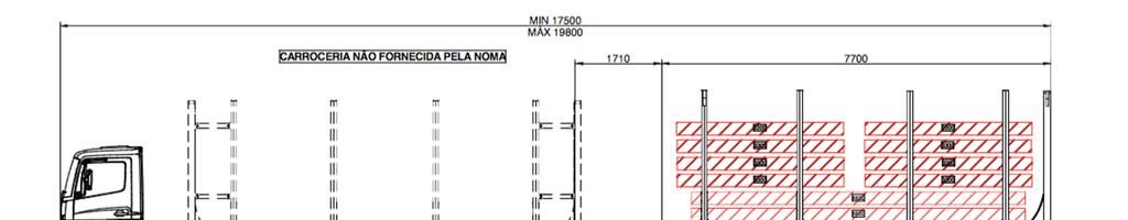 ESTUDO DE ALGUMAS CONFIGURAÇÕES -ROMEU E JULIETA COM 3 EIXOS E 4 FUEIROS - INFORMAÇÕES TÉCNICAS DO CONJUNTO (TARAS ESTIMADAS) TARA DO CAMINHÃO S/ A