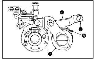 Cuidado: Ao substituir a polia do motor e mudar a velocidade de costura a partir de 00 rpm a 500 rpm, e vice-versa, não se esqueça de reajustar a posição da parada.