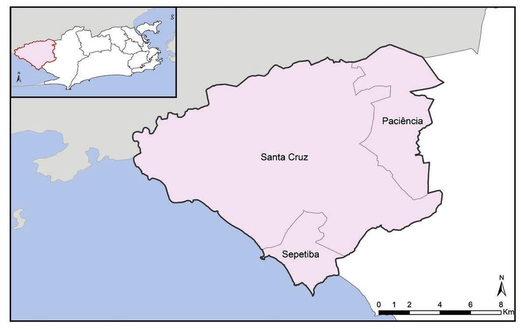 AP 5.3 Bairros: Paciência, Santa Cruz e Sepetiba.