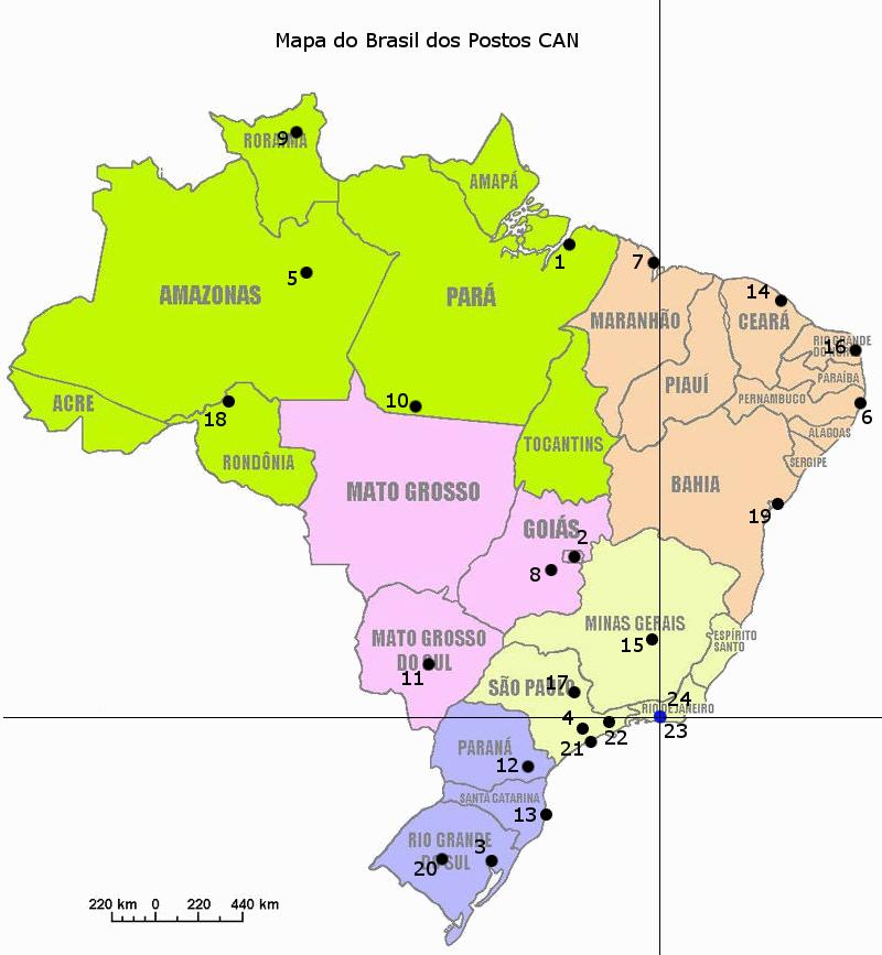 Figura 8: Mapa do Brasil com