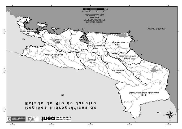 A AP-5 E A CIDADE DO RIO DE JANEIRO 11 Figura 1.2 Regiões Hidrográficas do estado do Rio de Janeiro Fonte: Anexo II da Resolução CERHI-RJ Nº 107 de 22 de maio de 2013. subárea AP-5.