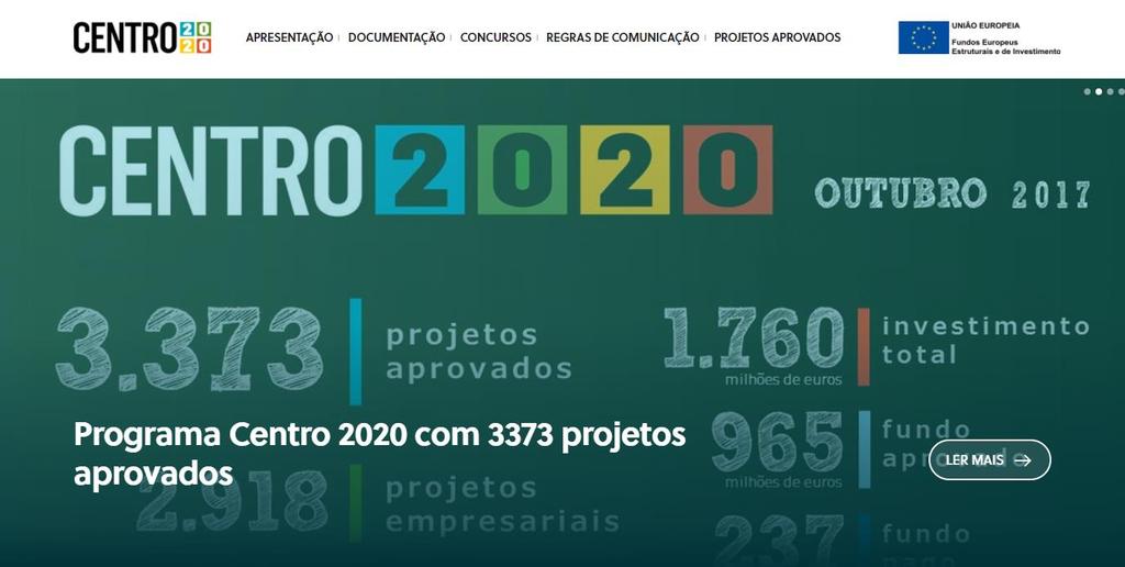 CENTRO 2020 Legislação,