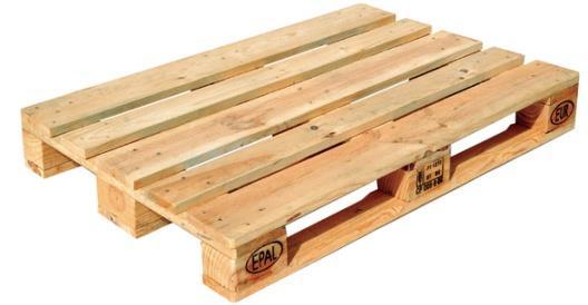 Figura 5 - Palete de madeira Fonte: Logismarket (2012) Já os transportadores são utilizados para cargas a granel.