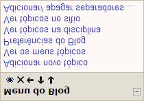 registada no Moodle, poder ler os Blogs criados pelo administrador e restantes utilizadores ou, restringir de tal forma que cada utilizador apenas pode ver o seu Blogue.