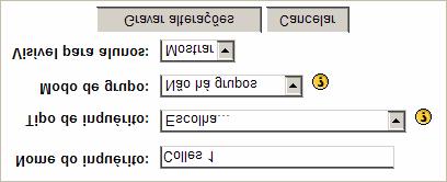 3.3.6. Inquérito O Moodle 1.6.4 oferece inquéritos específicos que podemos aplicar aos alunos.