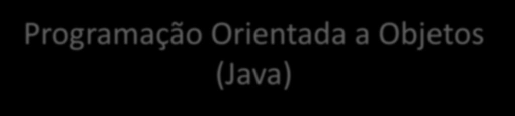 Programação Orientada a Objetos (Java) Nos desenvolvimentos de sistemas, existem alguns fatores importantes como: o entendimento do código, fácil manutenção, reaproveitamento e entre outros.