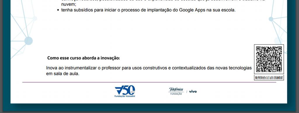 Emitir Certificado Verificando a Autenticidade Para verificar a autenticidade de seu certificado, siga os passos abaixo: 1 Acesse a URL: <http://ead.fundacaotelefonica.org.