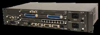 DM800 HC8GBE IP Módulo com 8 interfaces Gigabit Ethernet, disponíveis em conectores SFP permitindo instalação de módulos elétrico para 10/100/1000Base-T ou óticos para 1000Base-SX/LX.