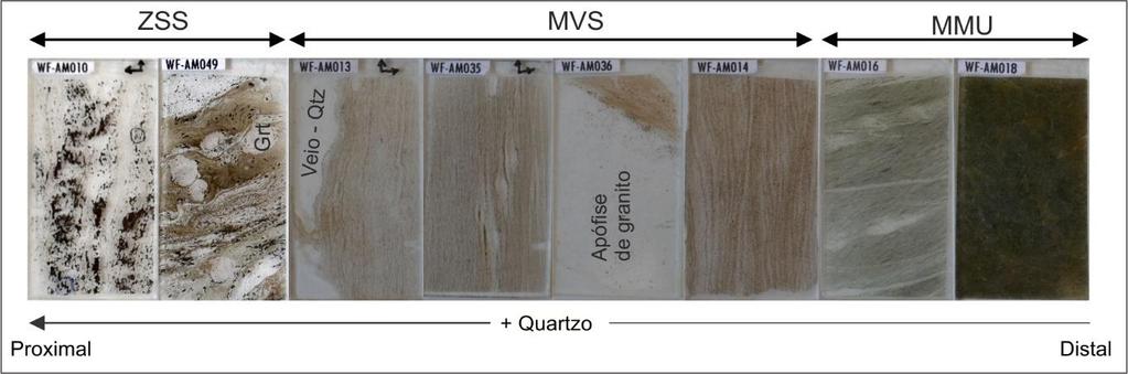 Fig. 3. Estratigrafia esquemática do Depósito Turmalina baseado no mapeamento geológico ( Fig.