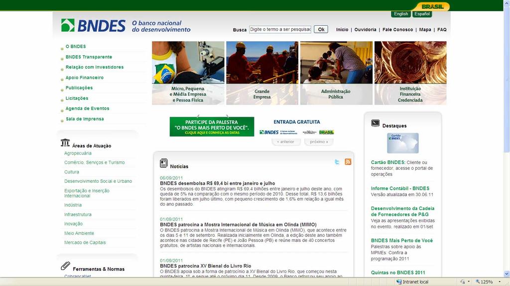 Portal do BNDES - www.