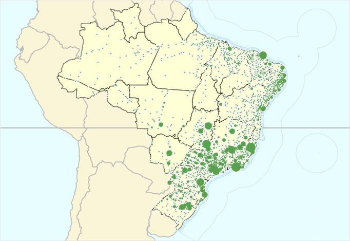 Número de Instalações Conectadas à Rede por Município - Conexões Fonte: Aneel 1º Rio de Janeiro (RJ) *2º Trimestre de 2017 considerado até final de Maio de 2017 Rio de Janeiro (RJ) é o município