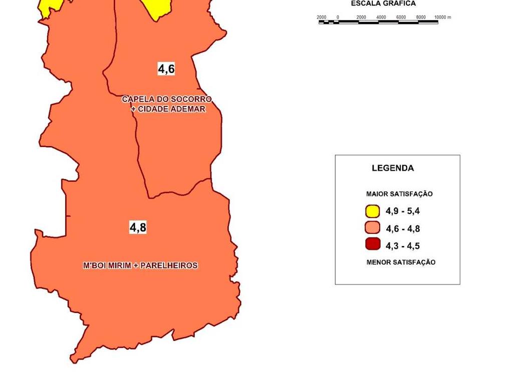 POR SUBPREFEITURA Satisfação