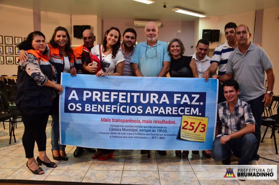 Hideraldo participou da primeira apresentação feita pela Prefeitura sobre as ações e projetos elaborados pelas suas respectivas Secretarias, ocorrida na Câmara Municipal no dia 25 de