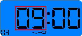 7.4 Hora Permite a configuração da hora do Pontto 5. 1. Entre no modo de configuração posicionando a chave de seleção para a direita.