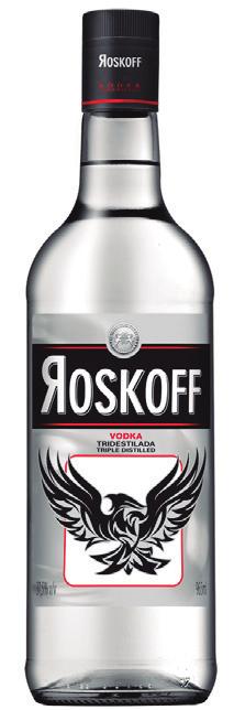427048 Beb Vodka Roskof 1x965ml EAN: 7896072900408 Chanceler Obtido do corte de malte whisky envelhecido, extrato de carvalho e destilado de cana.