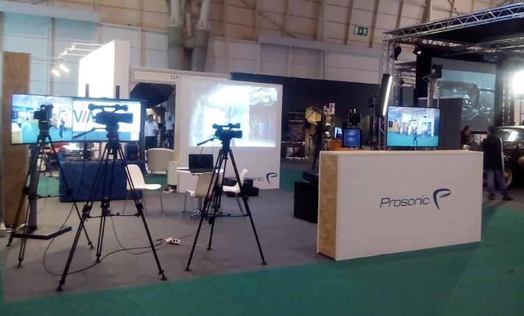 PROSONC NA EXPO SYNC LSBOA A empresa participou no 1º Salão das Tecnologias Audiovisuais e Musicais, Fotografia e Multimédia, realizada em outubro na FL Feira nternacional de Lisboa.