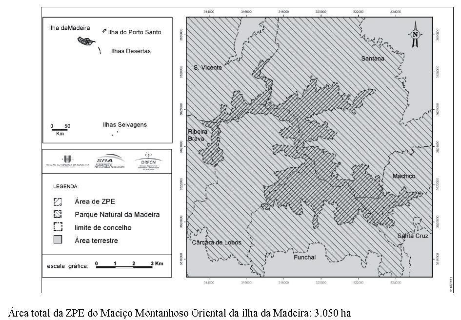 Madeira ANEXO II Limites da Zona de Proteção