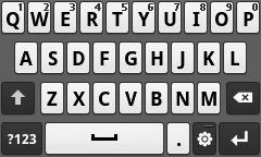 Inserir texto Você pode inserir texto ao pressionar os caracteres no teclado virtual ou através da escrita manual na tela. Você pode inserir texto em alguns idiomas.