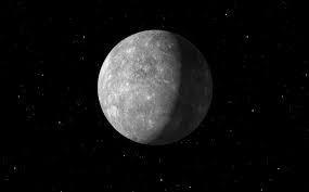 MERCÚRIO É uma bola de pedra seca com milhões de crateras.