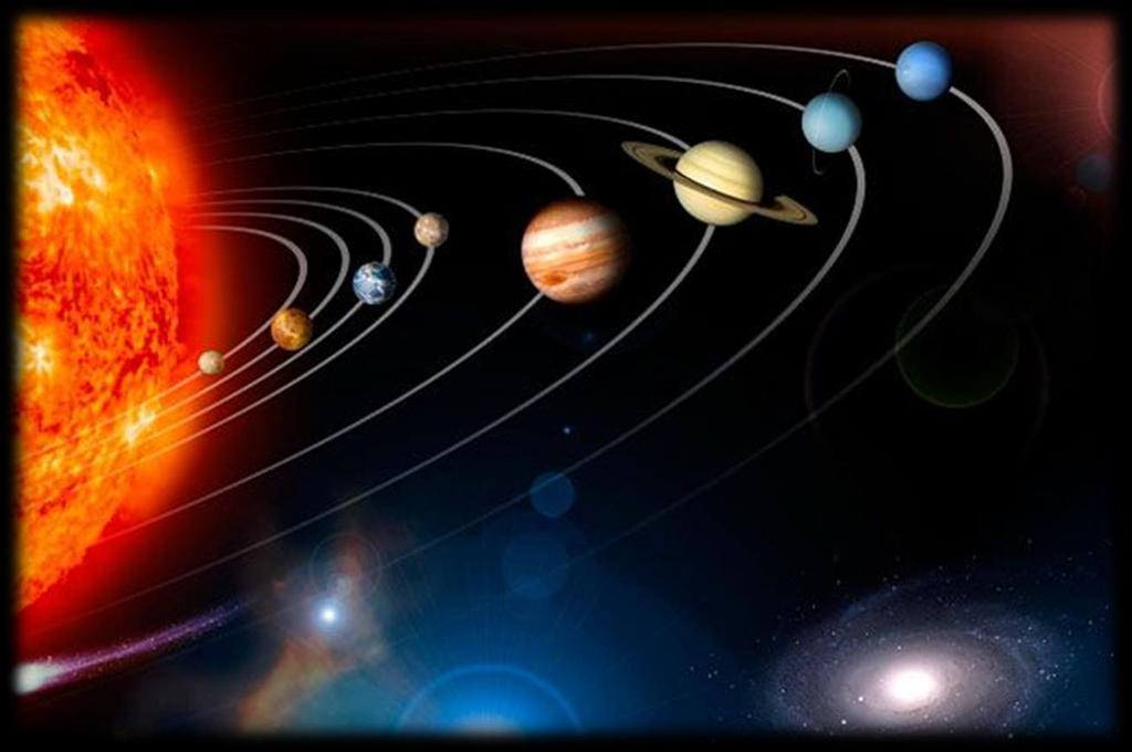 PLANETAS DO SISTEMA SOLAR Existem oito planetas no Sistema Solar.