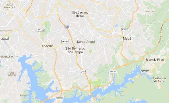 Caetano do Sul, Mauá e Zona Leste de São Paulo, possui uma