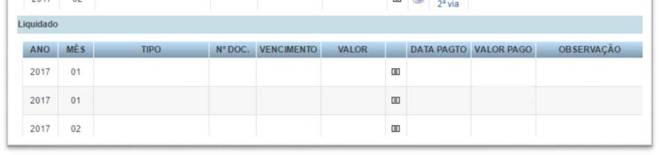 Dentro dele, além dos dados pessoais, você encontrará os dois blocos de opções.