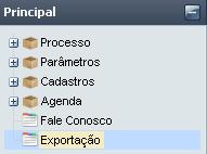 19. Exportação Você poderá realizar a exportação de suas informações do sistema do IADoc para arquivos com extensão.csv mantendo sempre como backup os dados de seu escritório.