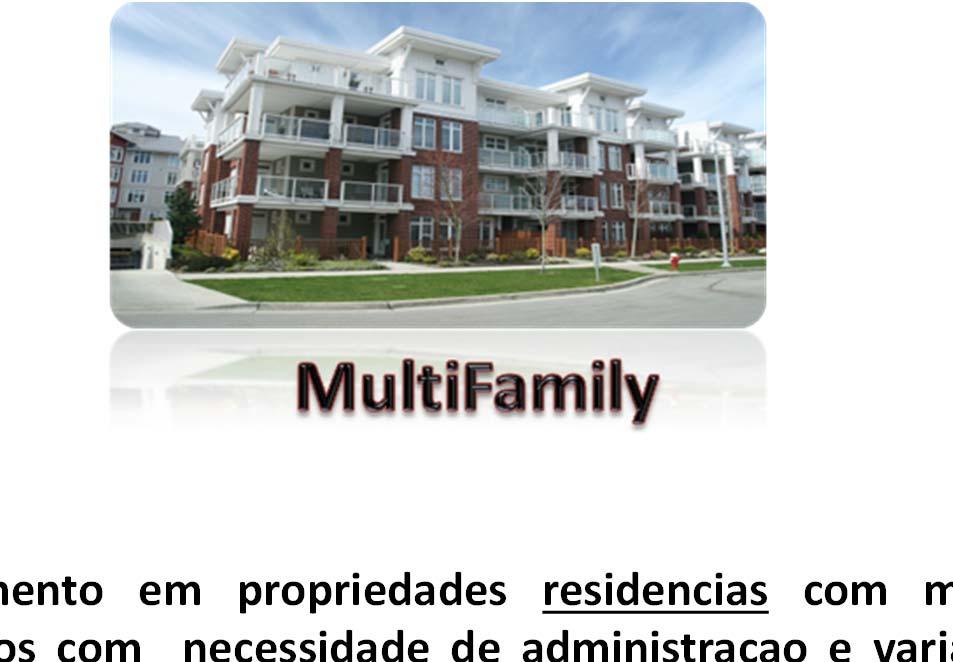 Investimento em propriedades residencias com multiplos inquilinos com necessidade de