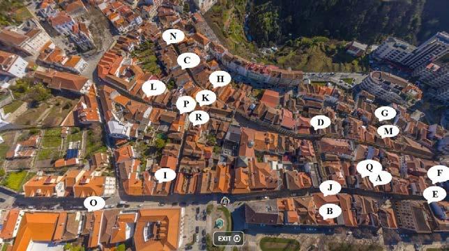svg ] Por sua vez, na Figura 2 apresenta-se uma imagem do centro histórico de Vila Real na qual estão assinalados os 18 edifícios que foram estudados neste trabalho de investigação (de A a R).