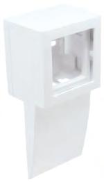 BR Adaptador Lateral Q4 para Calha 0x1, 963 A BR Adaptador Lateral Q4 para Calha 3x16 964 A BR