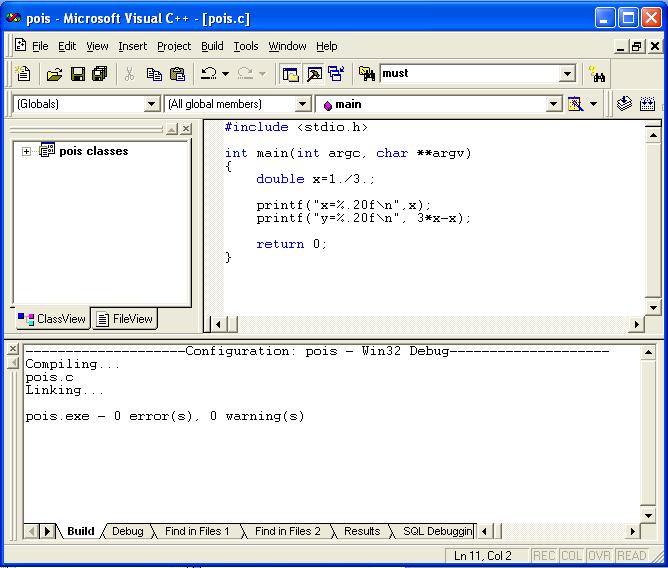 Erros Exemplo de programação A. Ismael F.