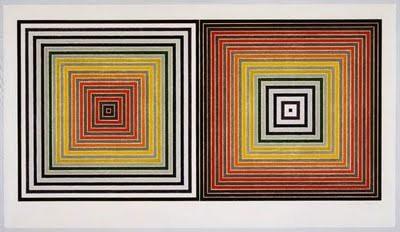 Um dos artistas que se destacou na arte Minimalista dos anos 60 foi Frank Philip Stella, mas conhecido como