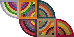 Harran II, 1967. VAMOS EXERCITAR; Façam uma releitura das obras geométricas minimalistas de Frank Stella.