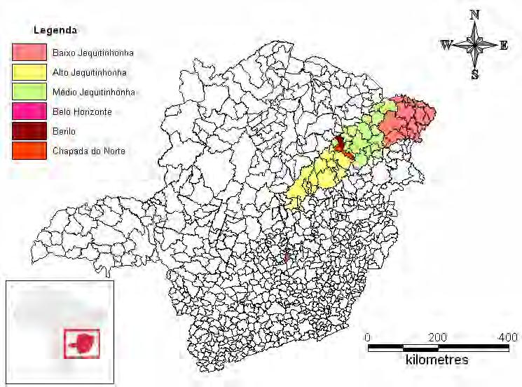 Dimensão epidemiológica Área de estudo Médio Vale do Jequitinhonha Municípios selecionados: Berilo