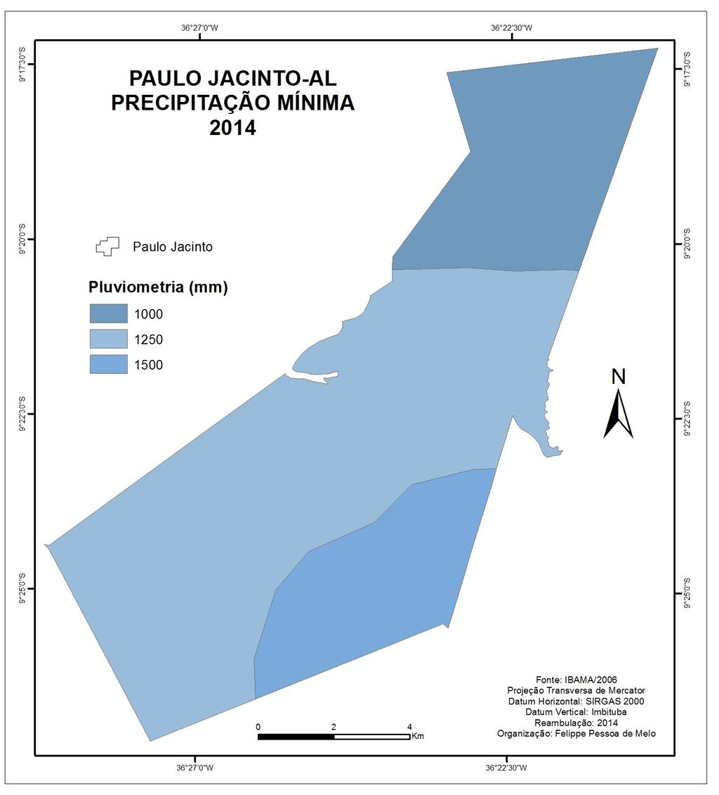 Mapeamento cartográfico do município.