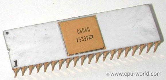 Evolução dos Microprocessadores Intel 8080 Desenvolvido em 1974; Foi