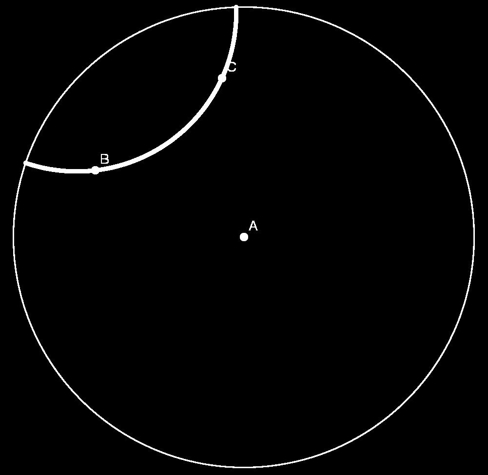 25 De acordo com Lovis e Franco (2012) o plano de Poincaré é o interior de um Círculo euclidiano, onde as retas são cordas abertas que passam pelo centro O, e arcos de circunferências abertas