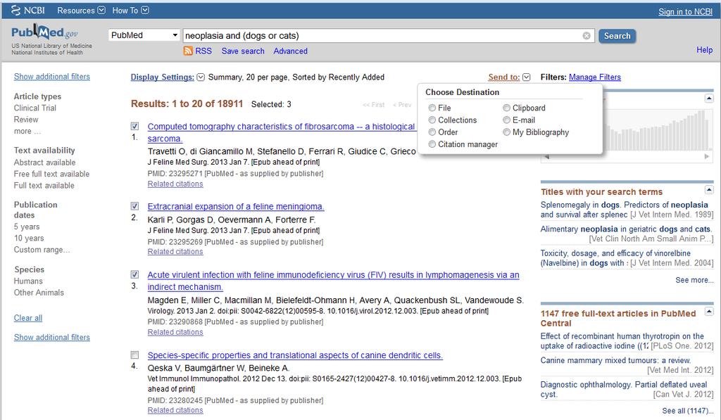 Web Importer: Importando referências da PubMed 2.