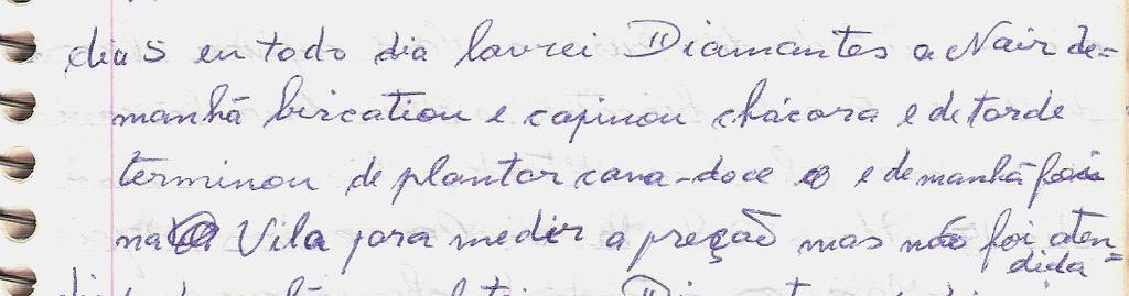 110 3.2 Organização dos dias: uma arquitetônica diferente a cada posição autoral Nesta seção, analiso a forma como é feita, pelos diferentes irmãos, a inscrição dos dias nos diários.