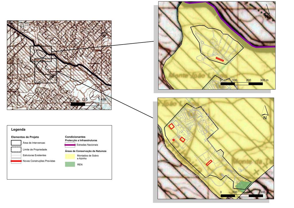 Figura 15 - Implantação do Projeto sobre extrato e