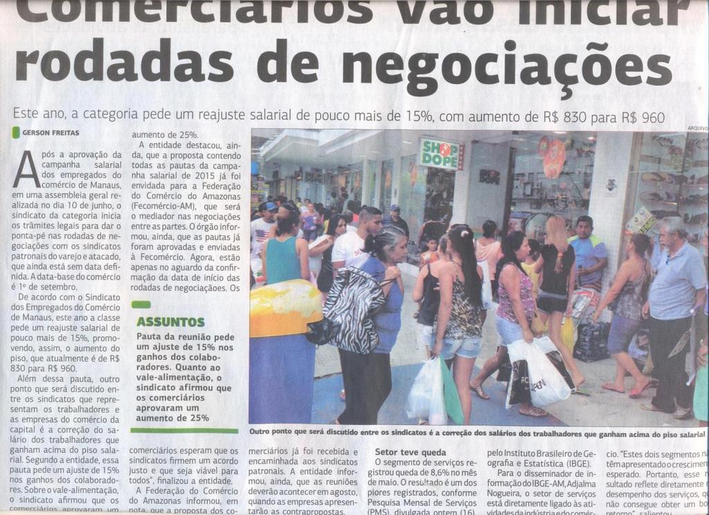 Meio: Jornal Amazonas Em Tempo Editoria: