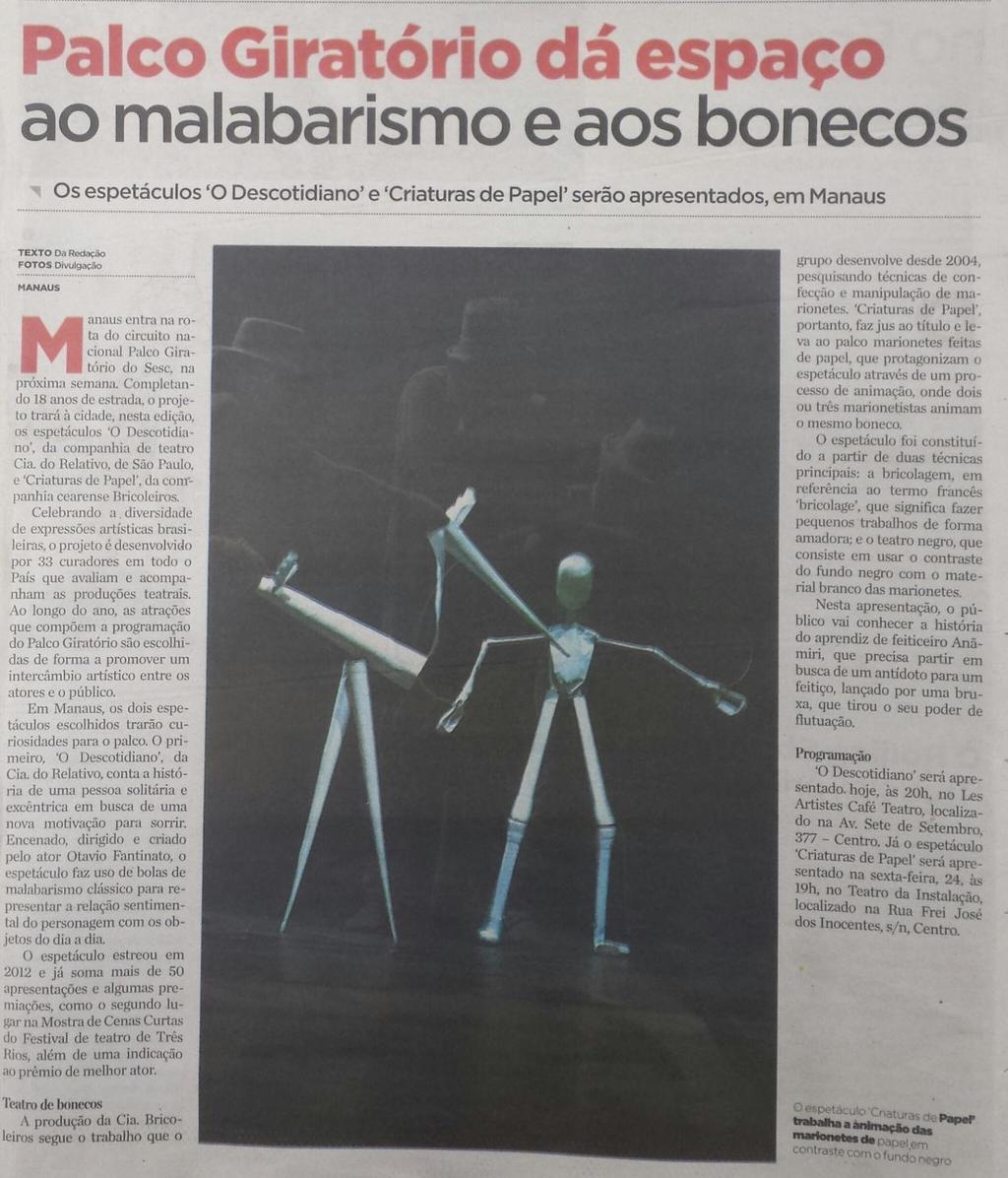 Meio: Jornal Diário do Amazonas