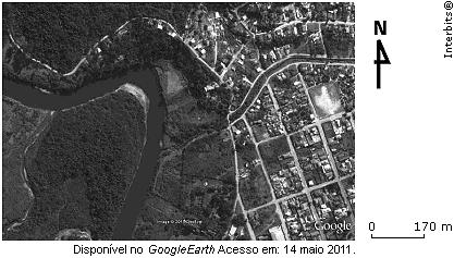 3. (Ufmg 2012) Analise esta imagem de satélite de uma porção do território brasileiro: Com o objetivo de reconhecer as características do espaço geográfico acima retratado, uma equipe de